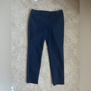 Dark Blue Work Pants from Loft